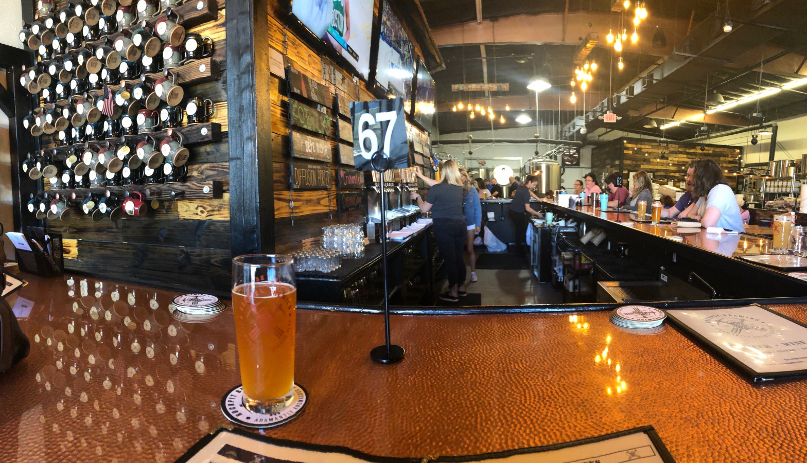 Interior of RockPit Brewery